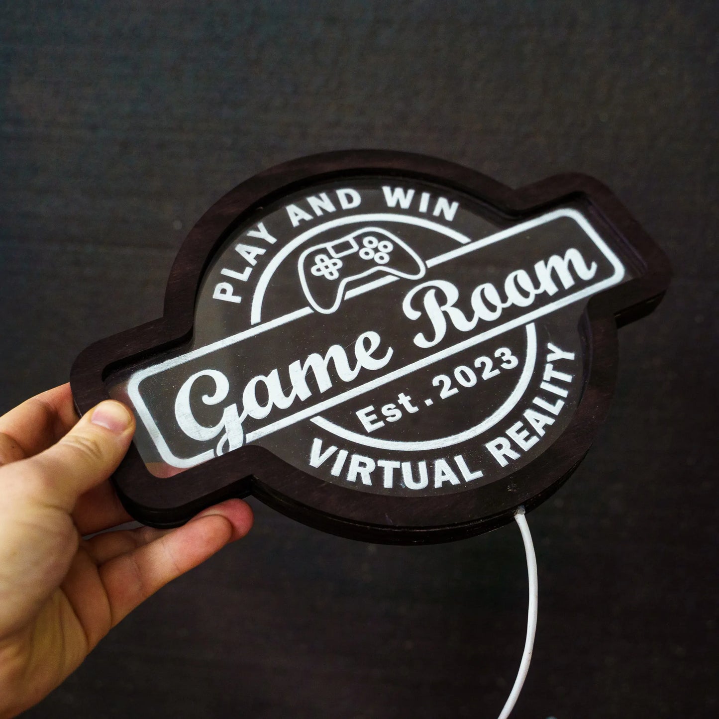 CUSTOM GAME ROOM NEON SIGN