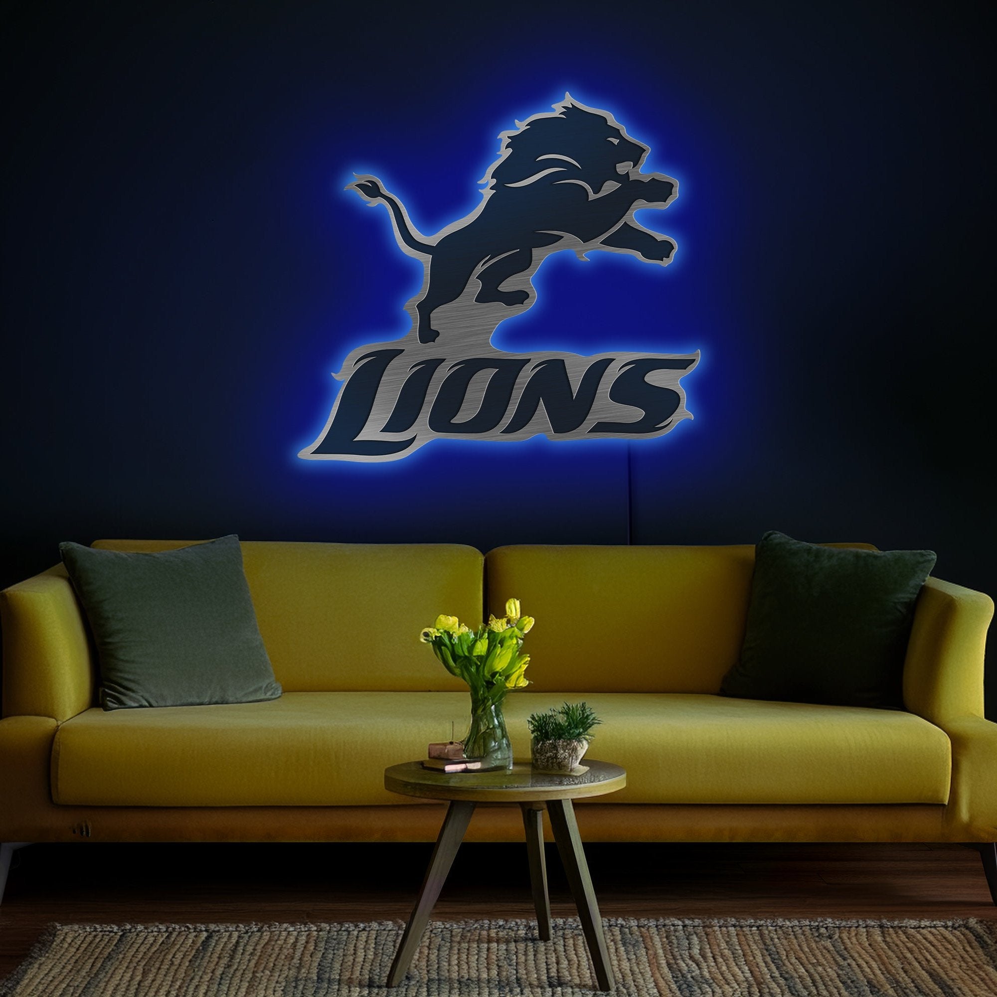 DETROIT LIONS NEON SIGN