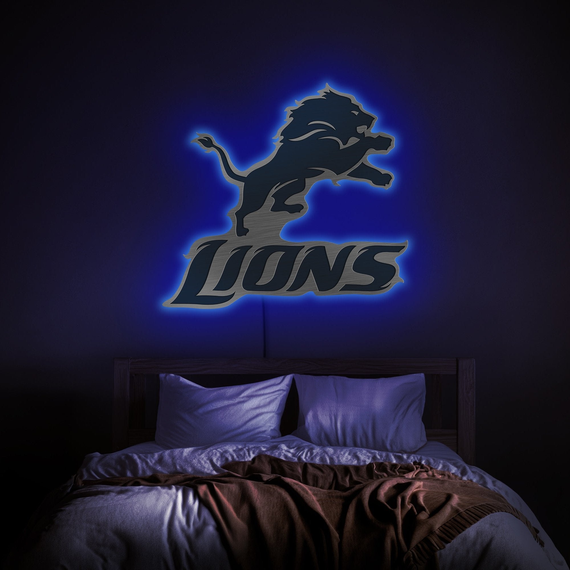 DETROIT LIONS NEON SIGN