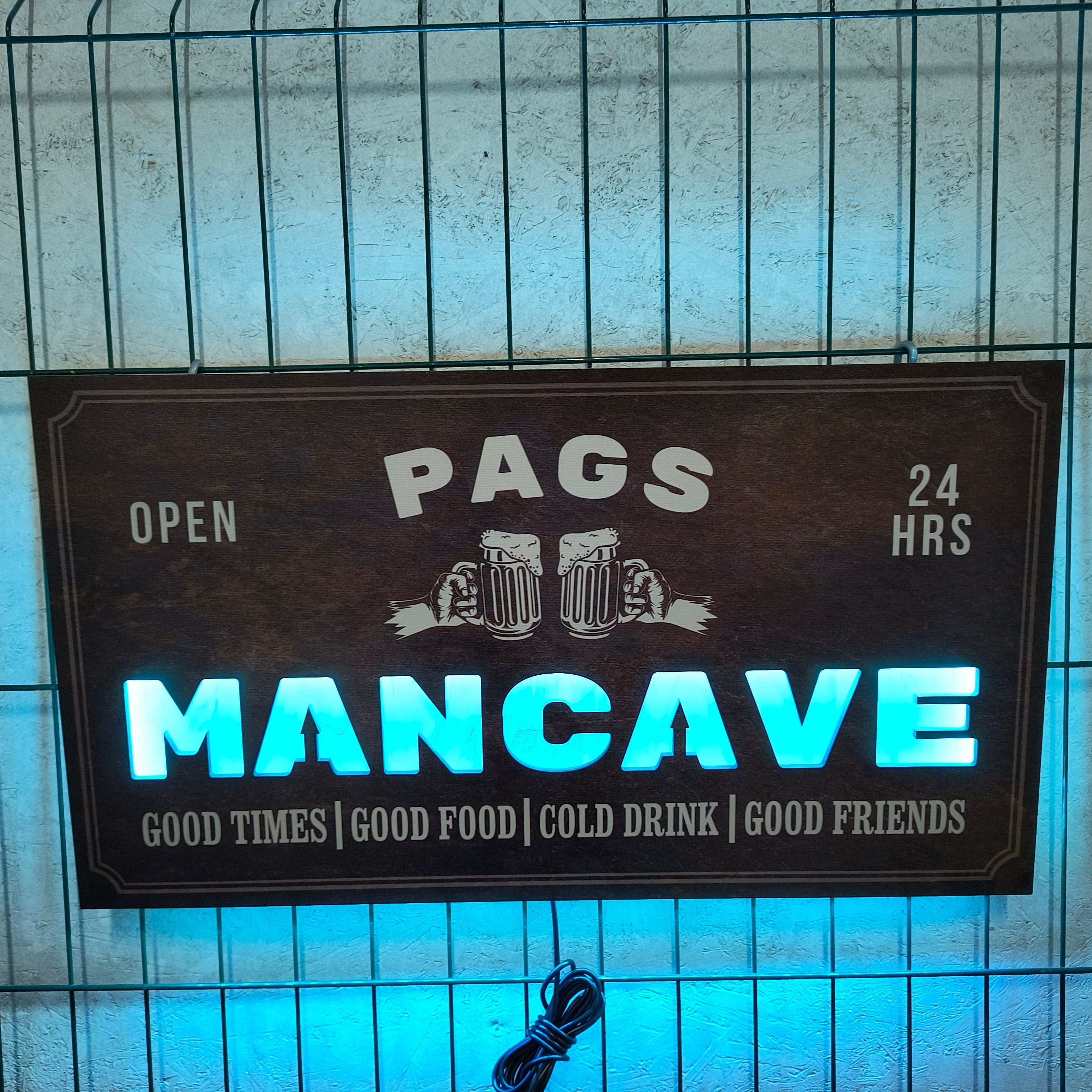 CUSTOM MAN CAVE NEON SIGN