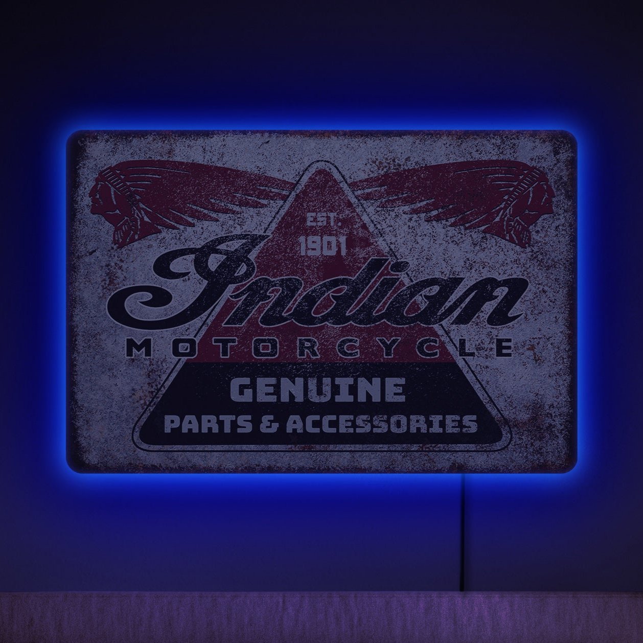 INDIAN MOTORCYCLES NEON SIGN