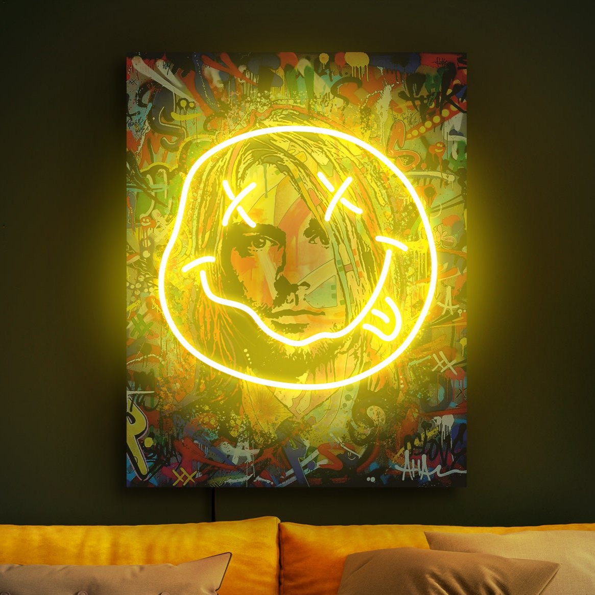 SMILEY FACE NEON SIGN