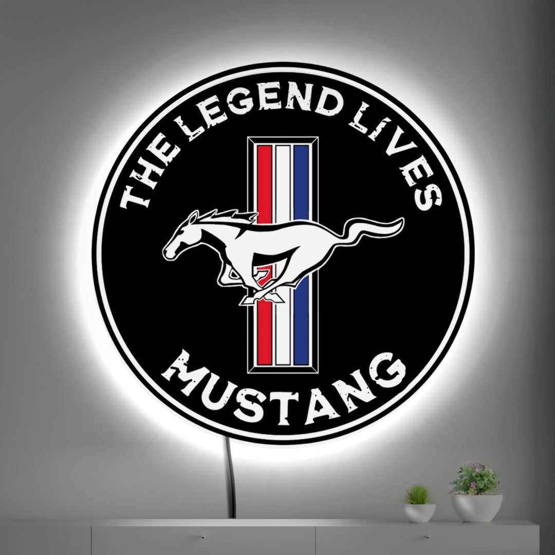 FORD MUSTANG NEON SIGN