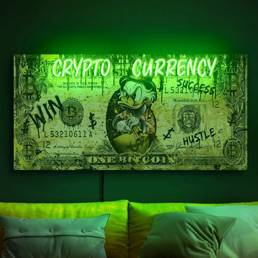 Crypto Currency Neon Sign