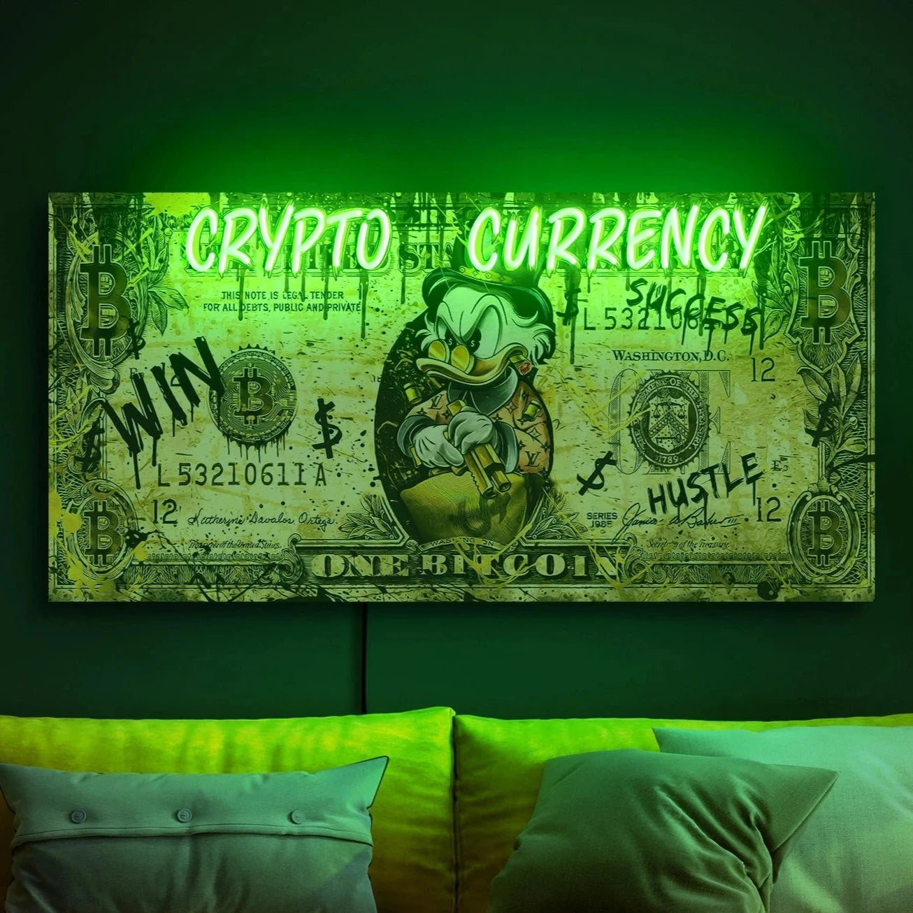 Crypto Currency Neon Sign