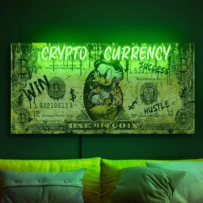 Crypto Currency Neon Sign