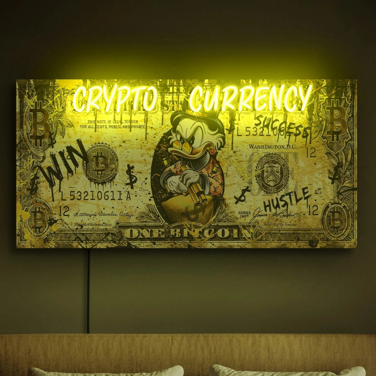 Crypto Currency Neon Sign