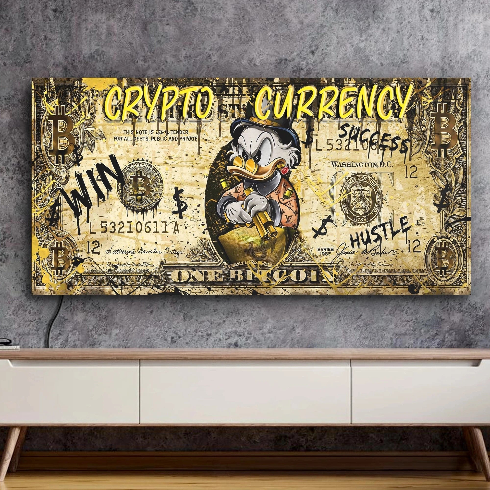 Crypto Currency Neon Sign