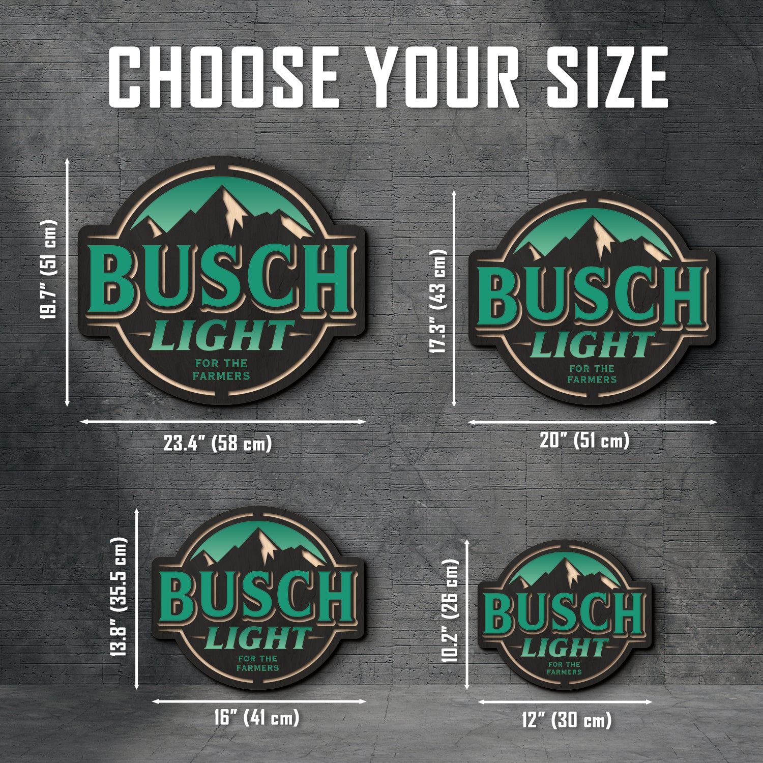 BUSH LIGHT NEON SIGN