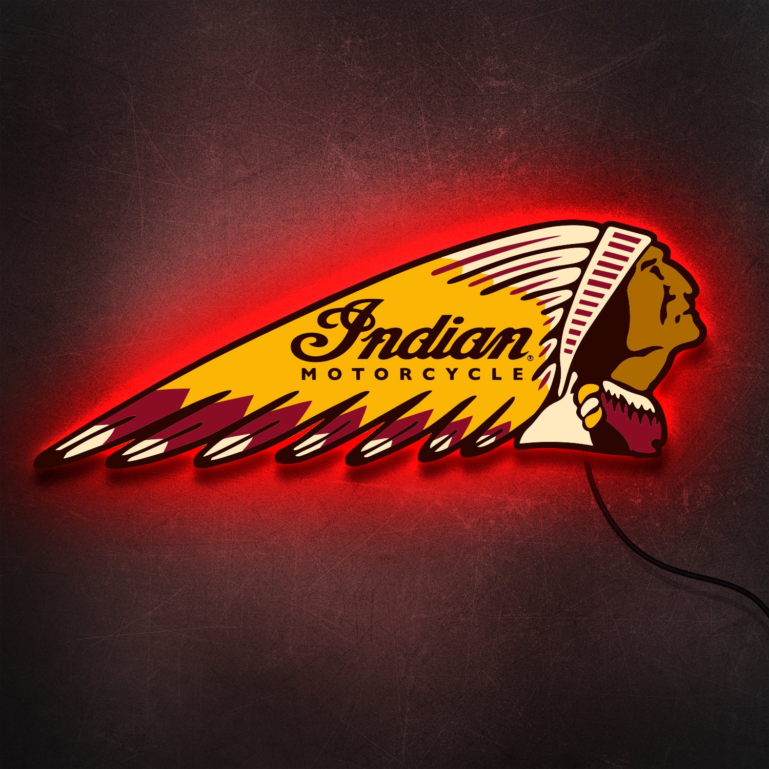 INDIAN MOTORCYCLES NEON SIGN