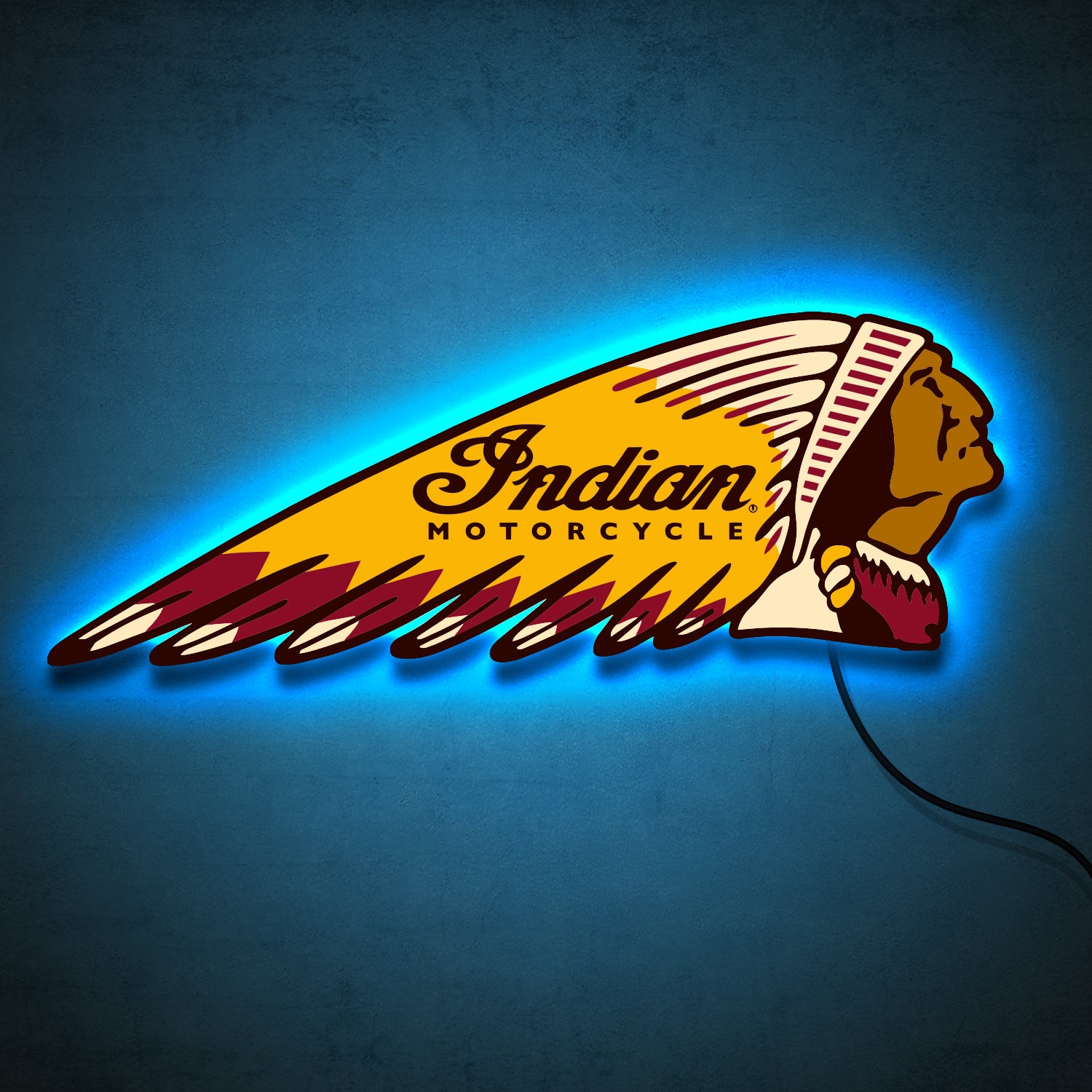 INDIAN MOTORCYCLES NEON SIGN