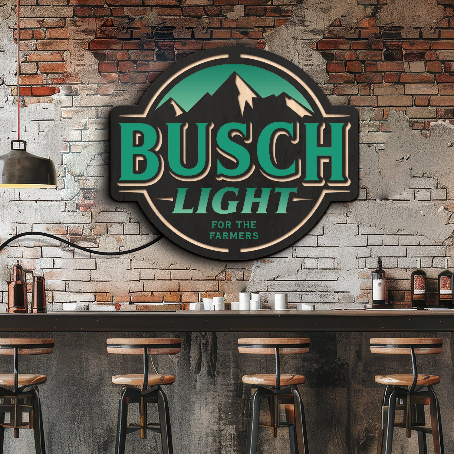 BUSH LIGHT NEON SIGN