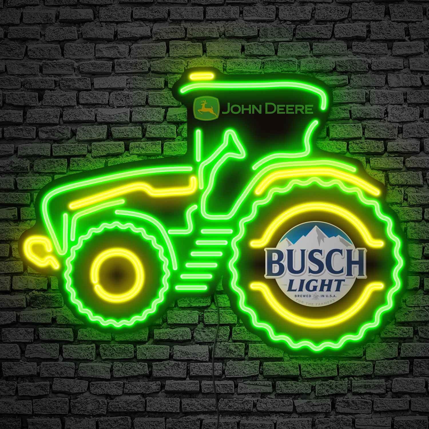 JOHN DEERE BUSH LIGHT NEON SIGN