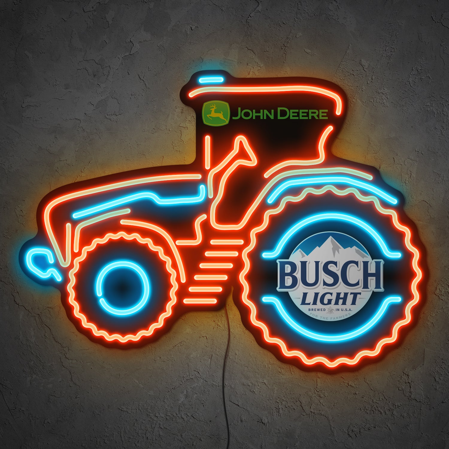 JOHN DEERE BUSH LIGHT NEON SIGN