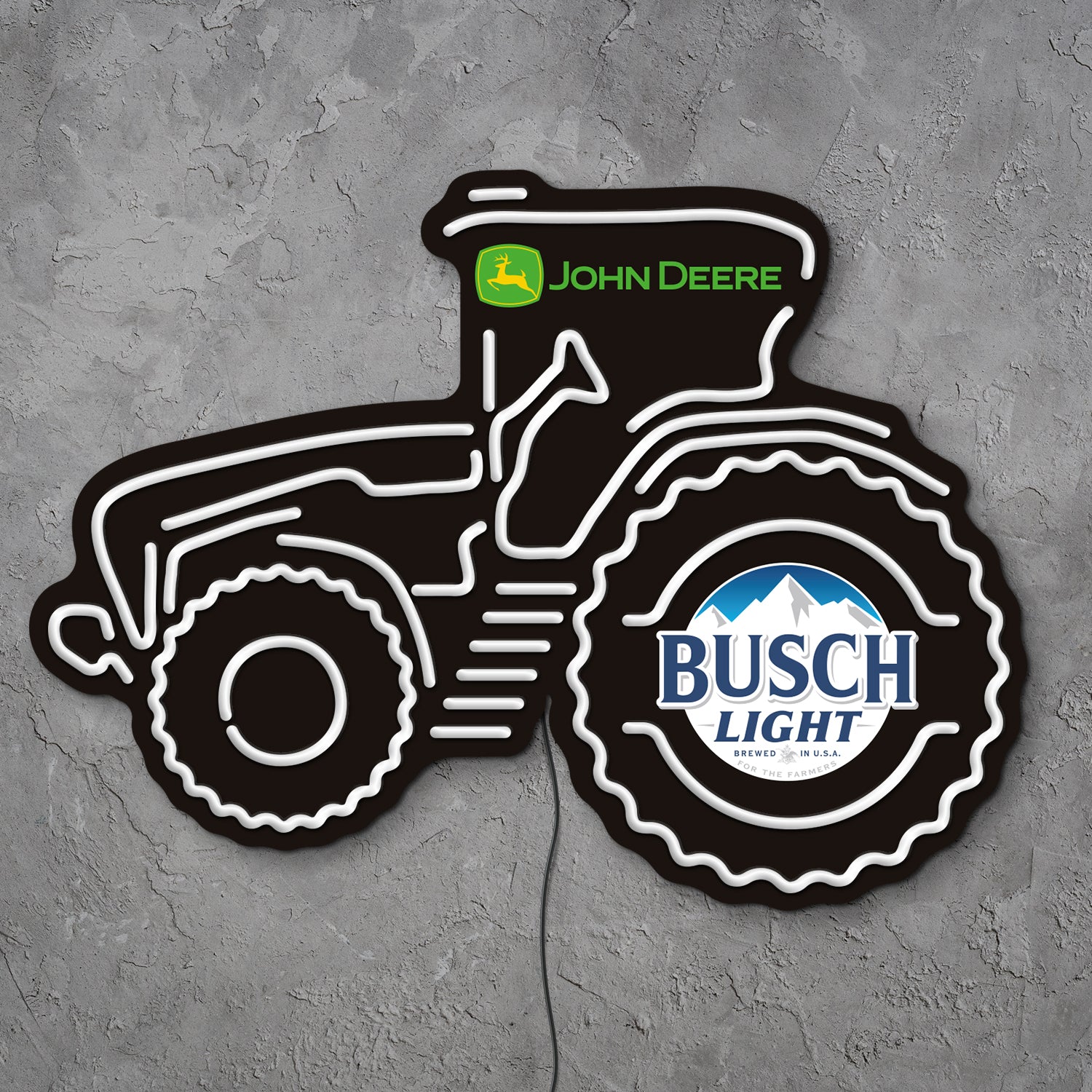 JOHN DEERE BUSH LIGHT NEON SIGN