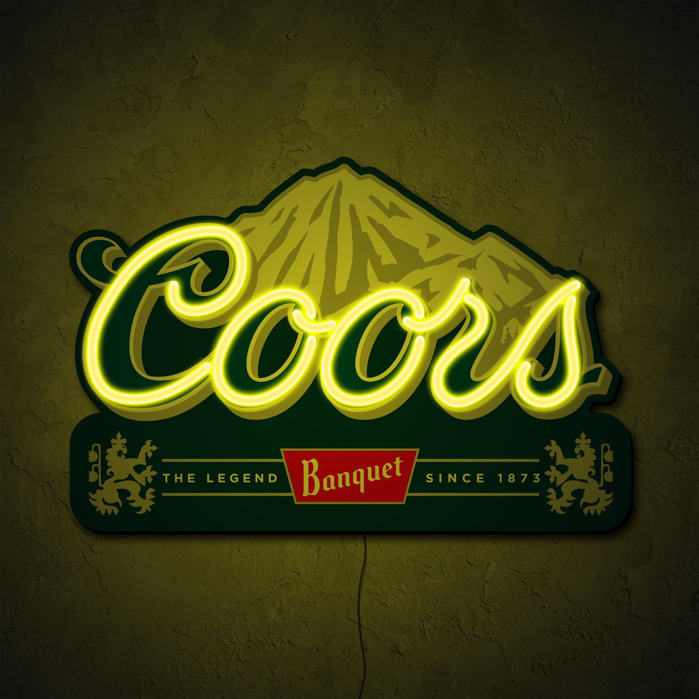 COORS LIGHT NEON SIGN