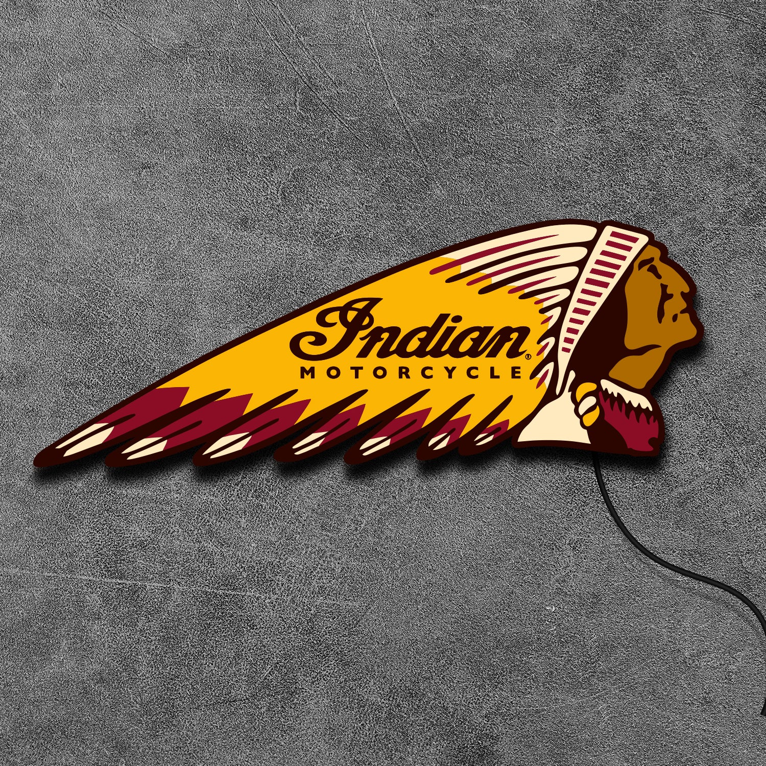 INDIAN MOTORCYCLES NEON SIGN