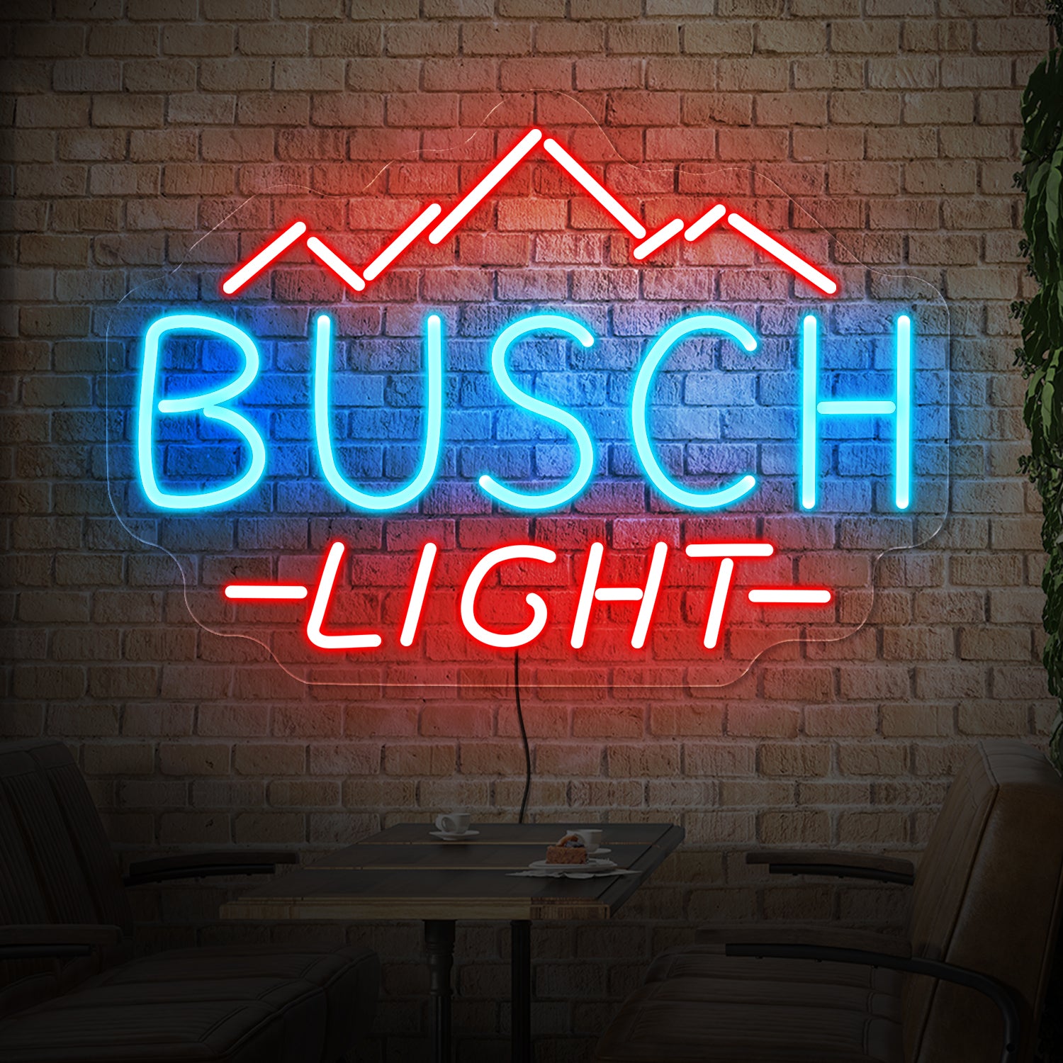 BUSH LIGHT NEON SIGN