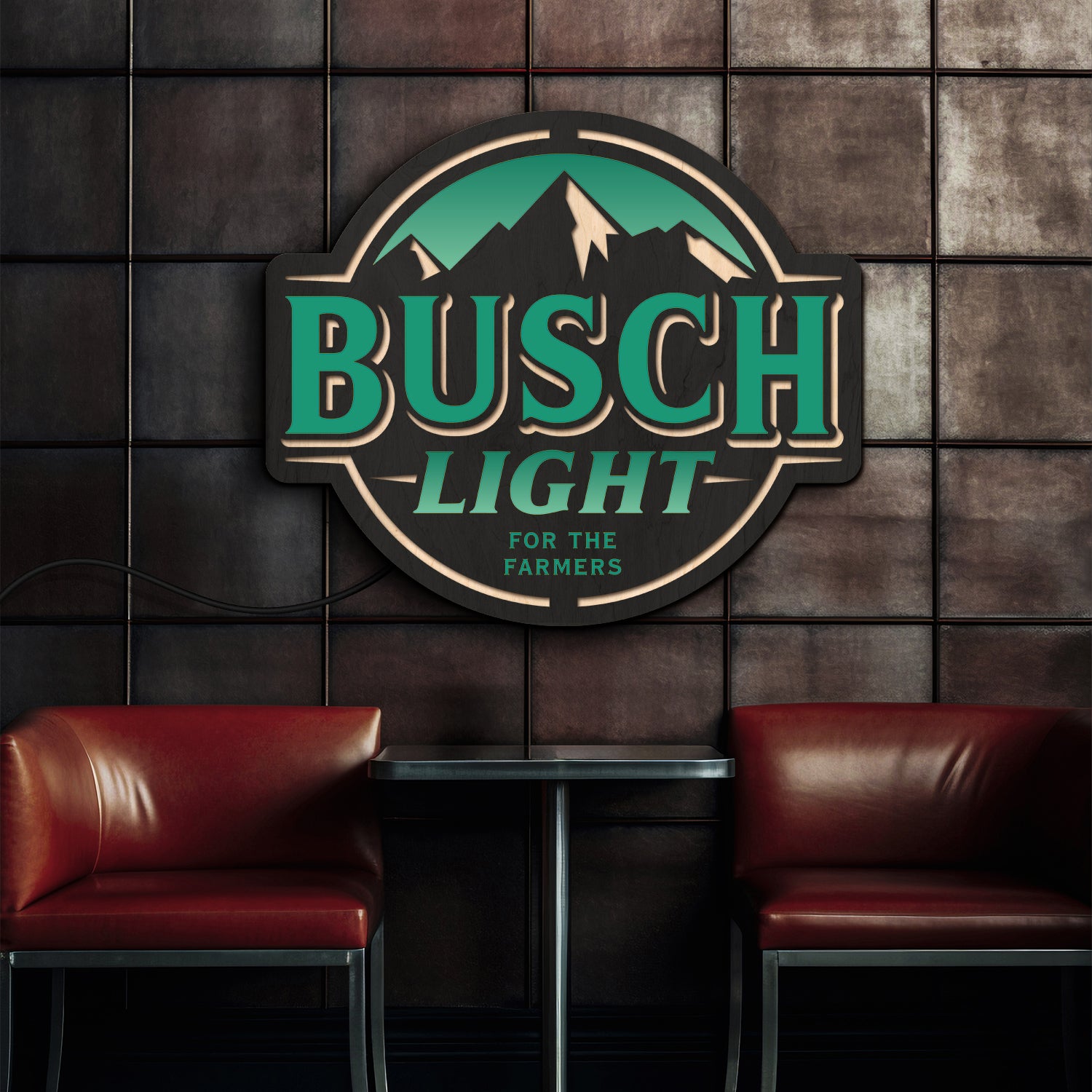 BUSH LIGHT NEON SIGN