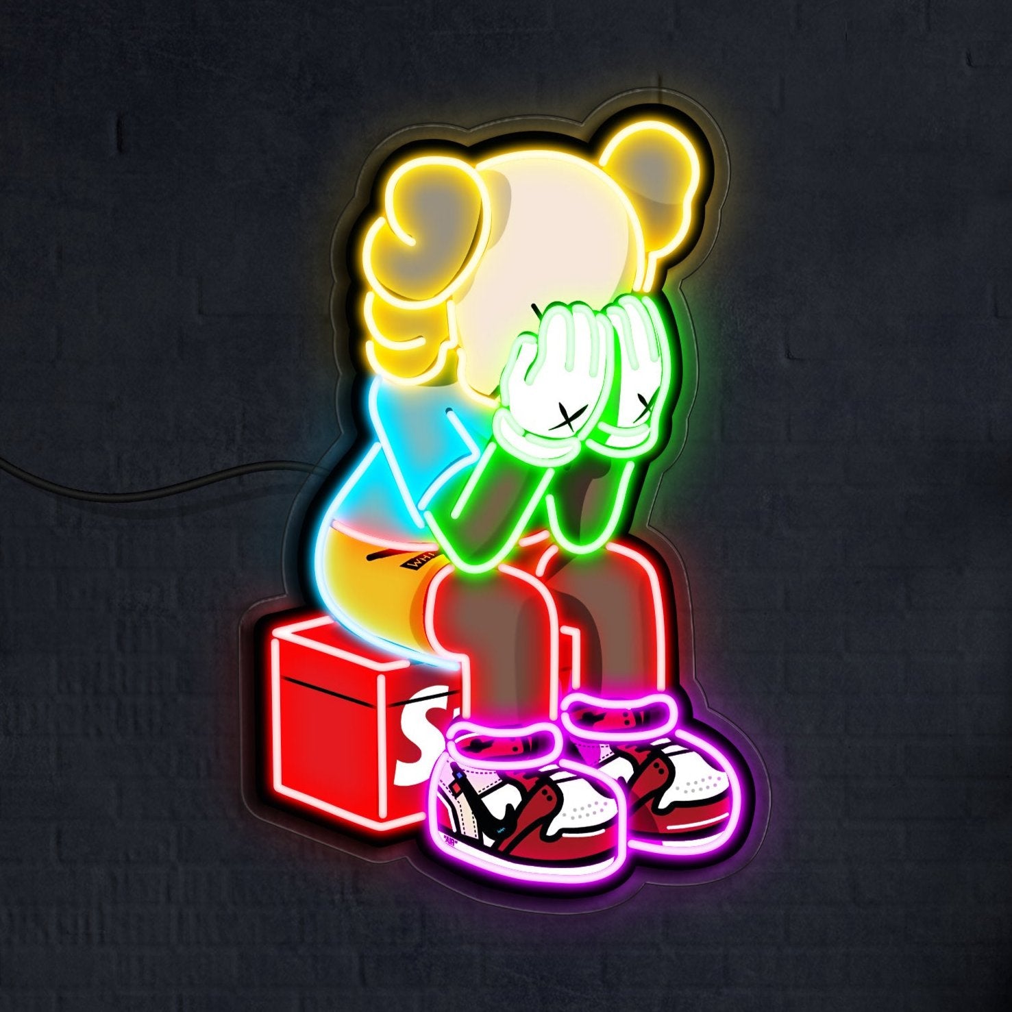 KAWS NEON SIGN