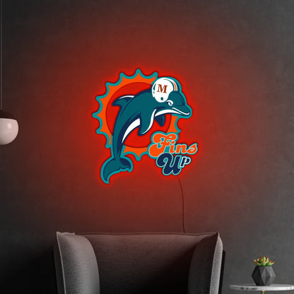 MIAMI DOLPHINS NEON SIGN