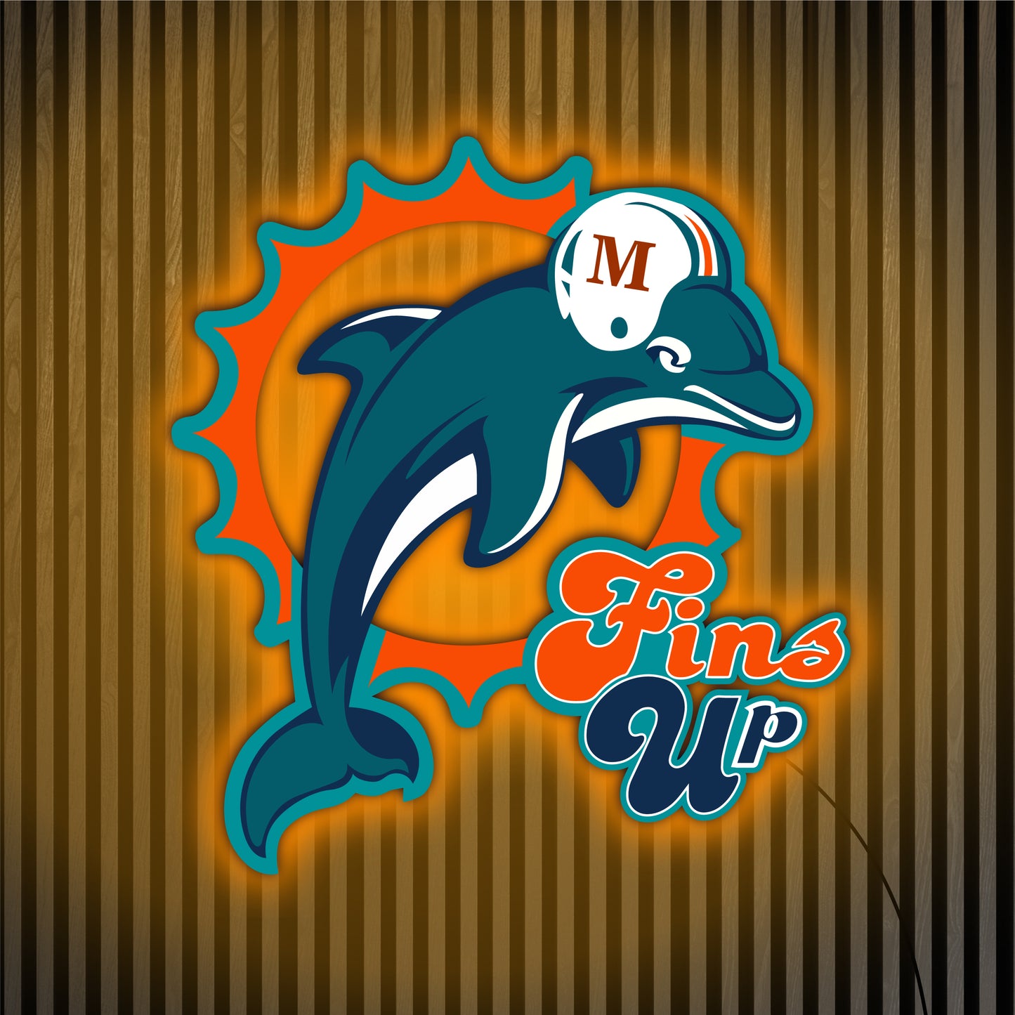 MIAMI DOLPHINS NEON SIGN