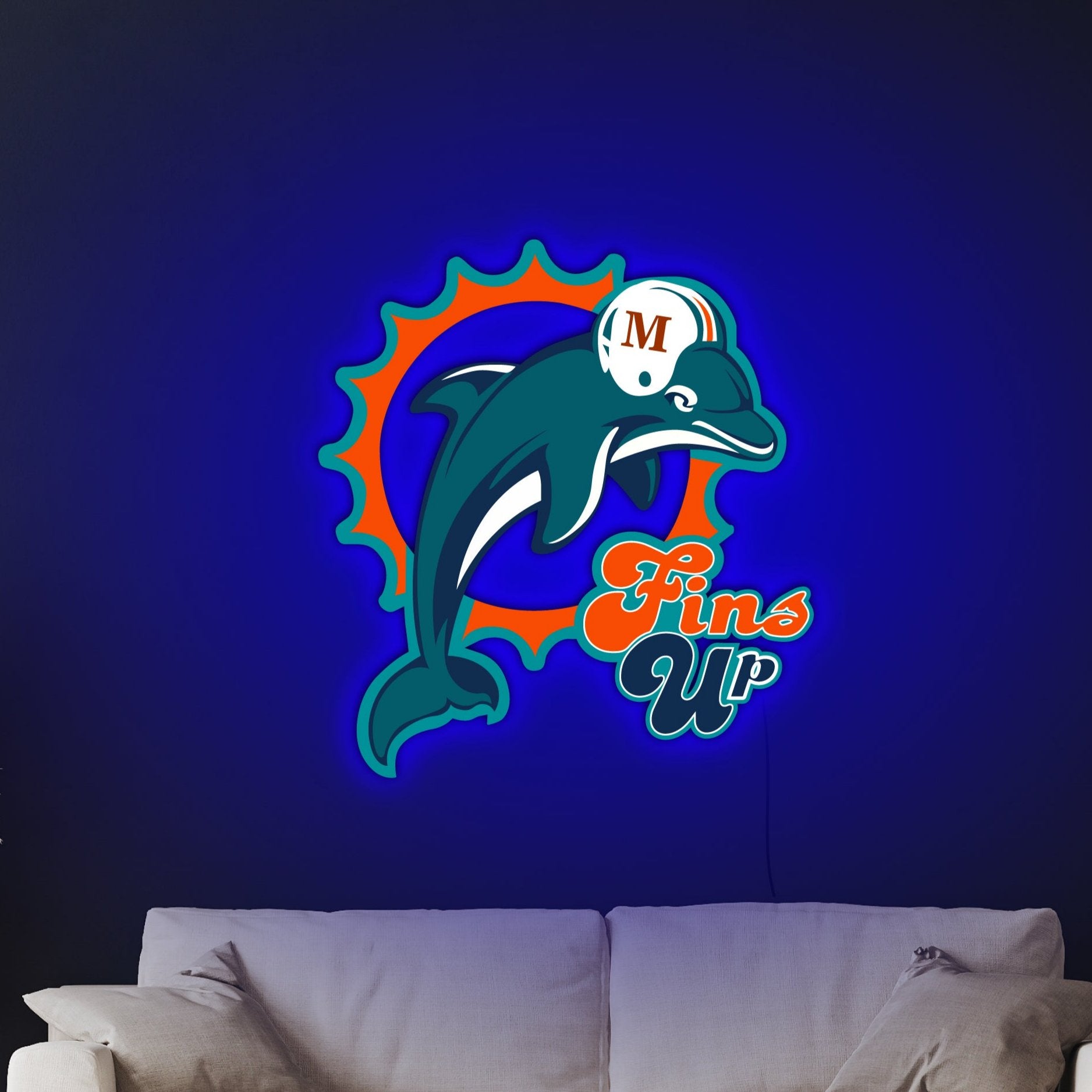 MIAMI DOLPHINS NEON SIGN