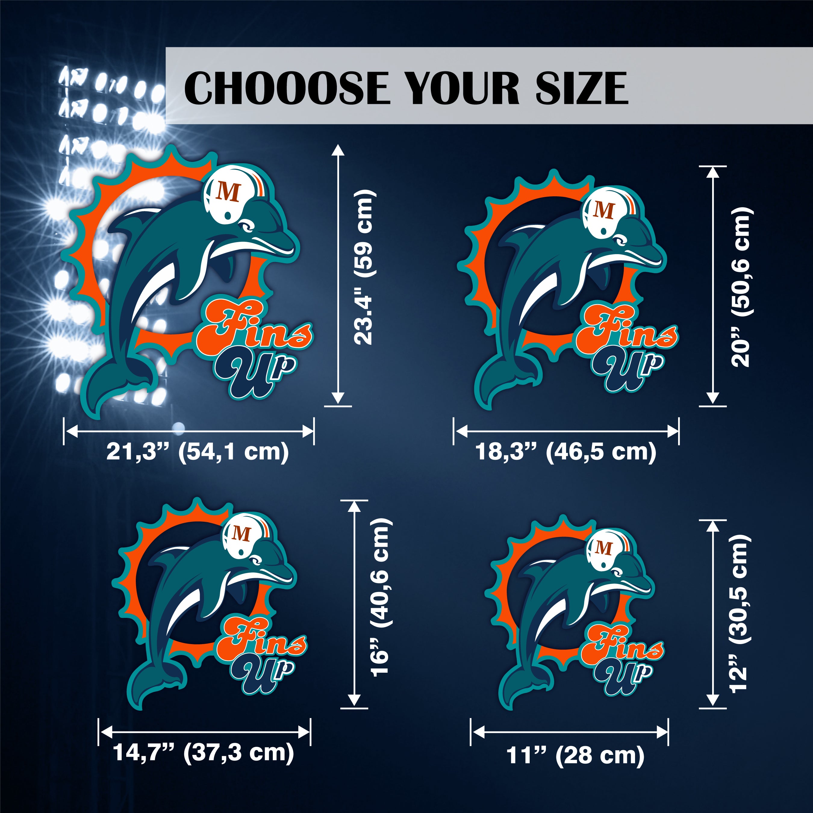 MIAMI DOLPHINS NEON SIGN