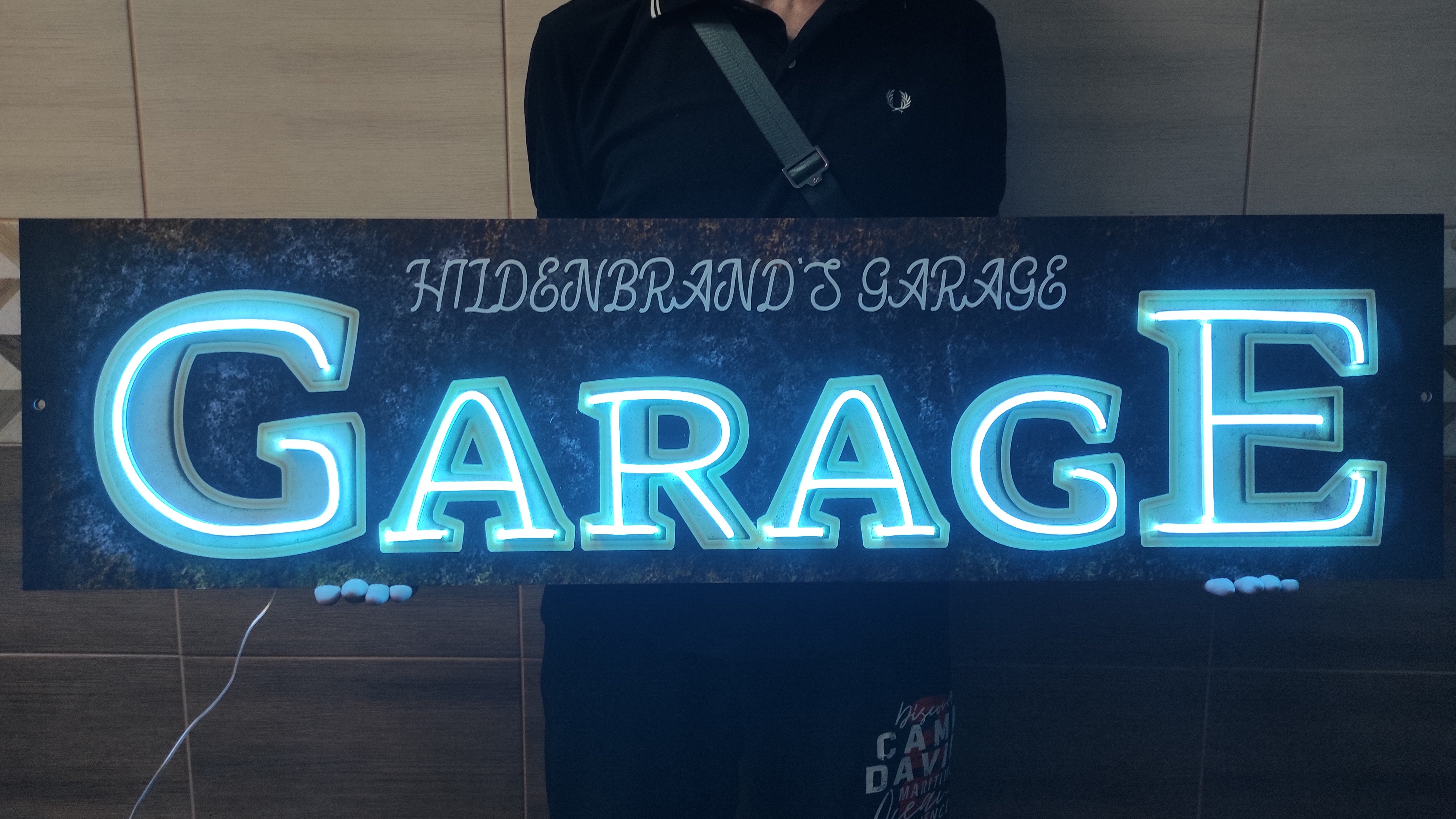 CUSTOM GARAGE NAME SIGN