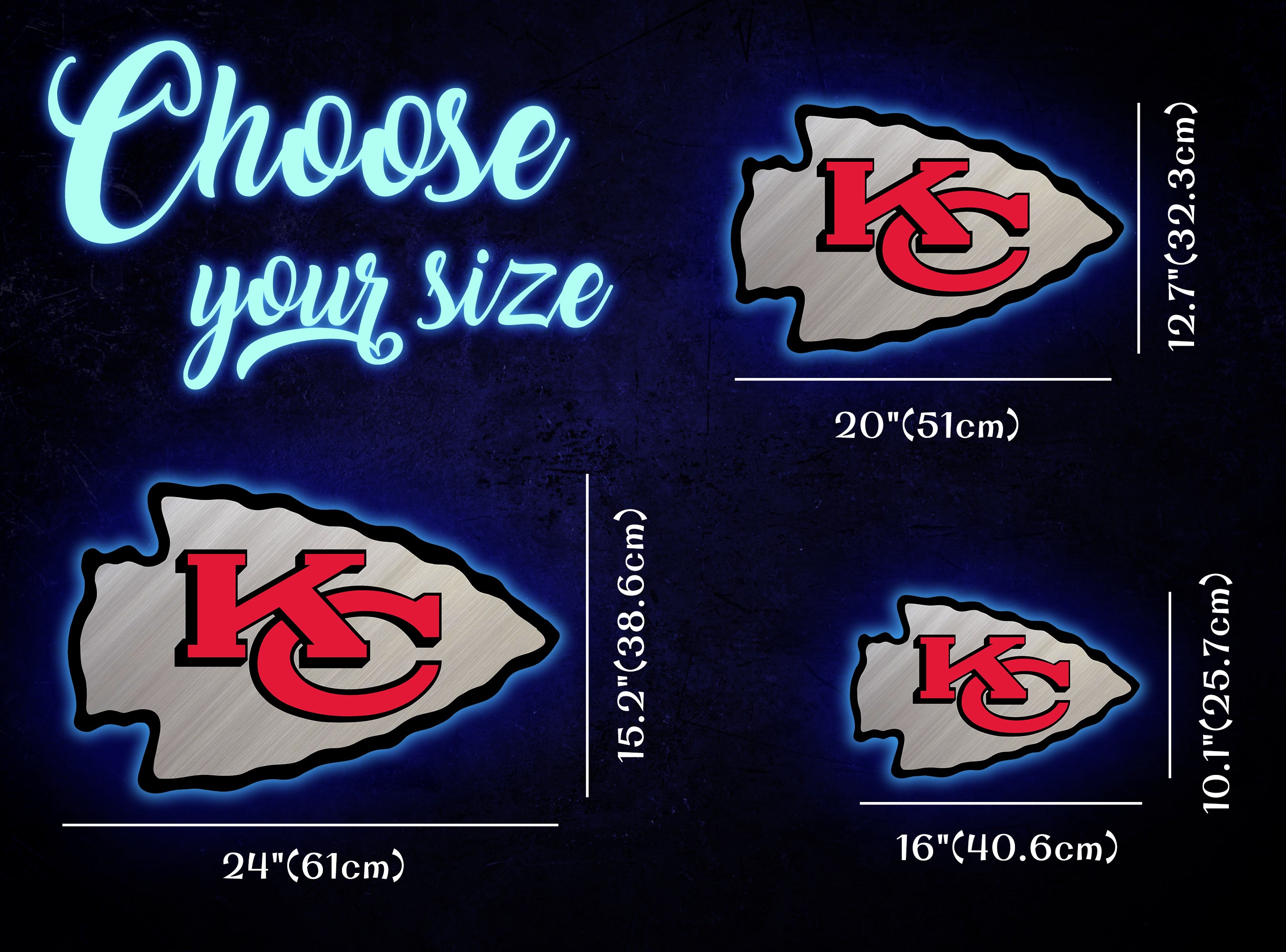 KANSAS CITY CHIEFS NEON SIGN