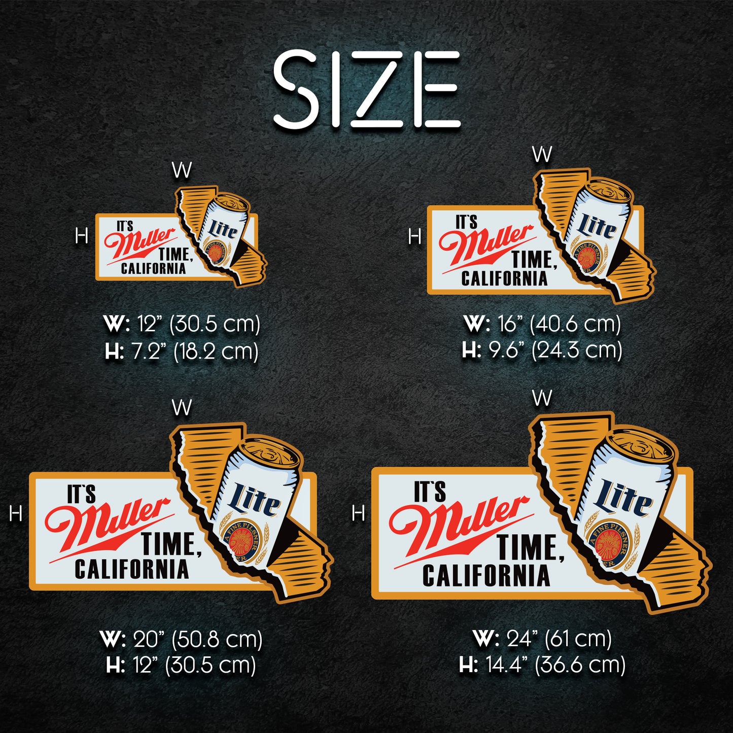 IT'S MILLER TIME LED SIGN