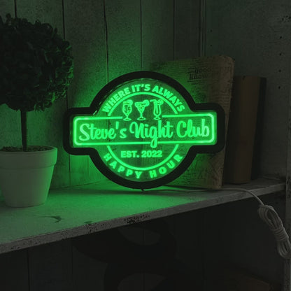 CUSTOM NIGHT CLUB NEON SIGN