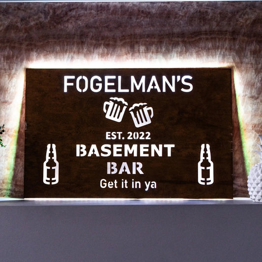 CUSTOM BAR NAME SIGN