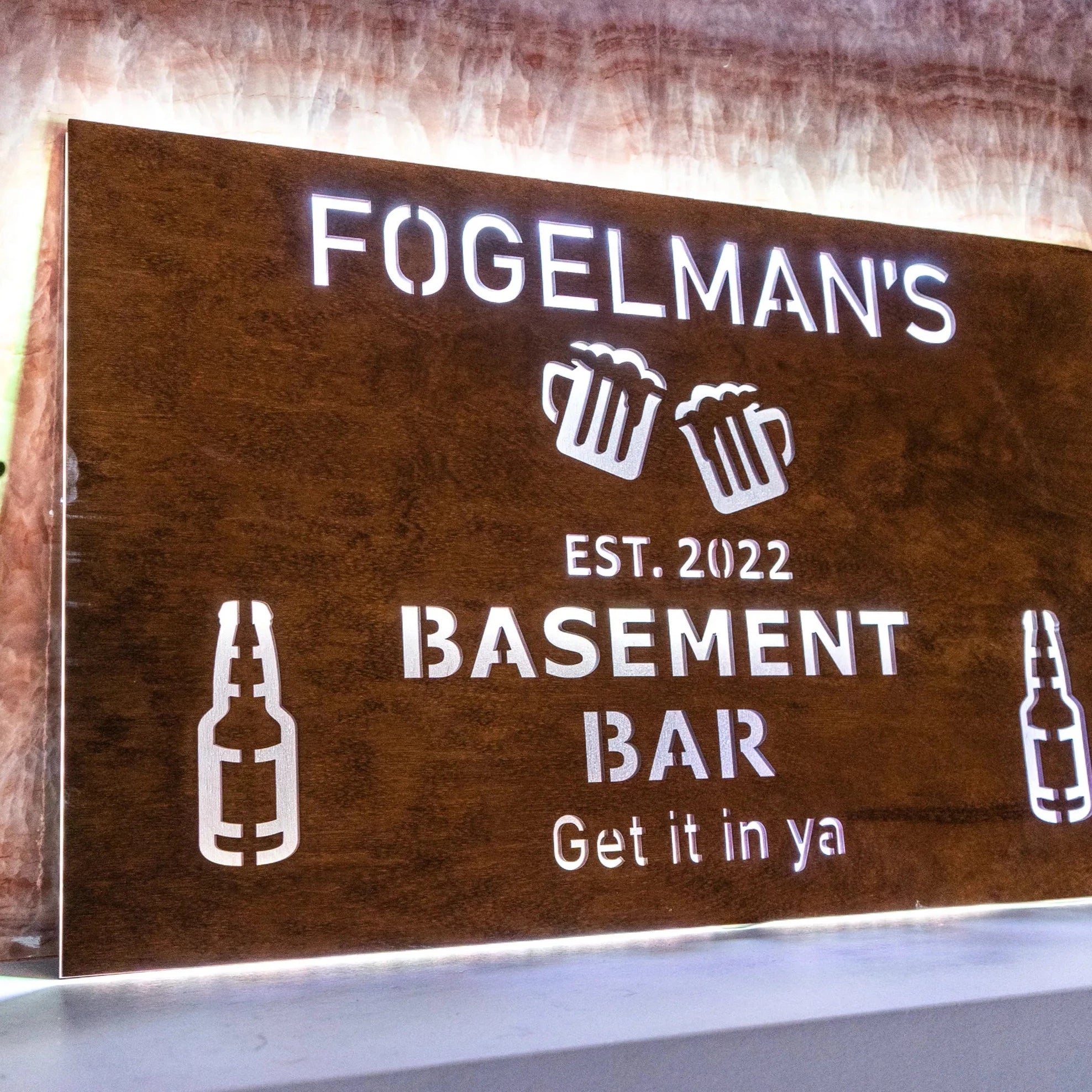 CUSTOM BAR NAME SIGN