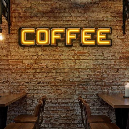 Coffee bar neon sign