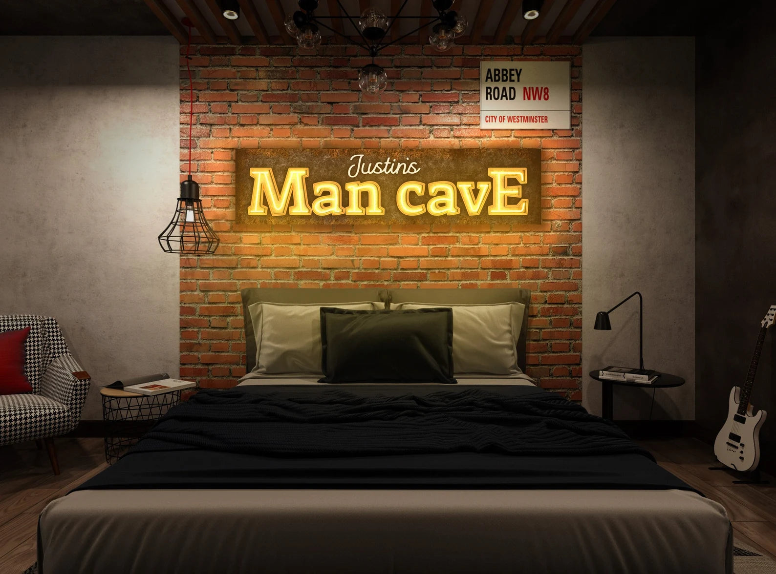 Man cave neon sign