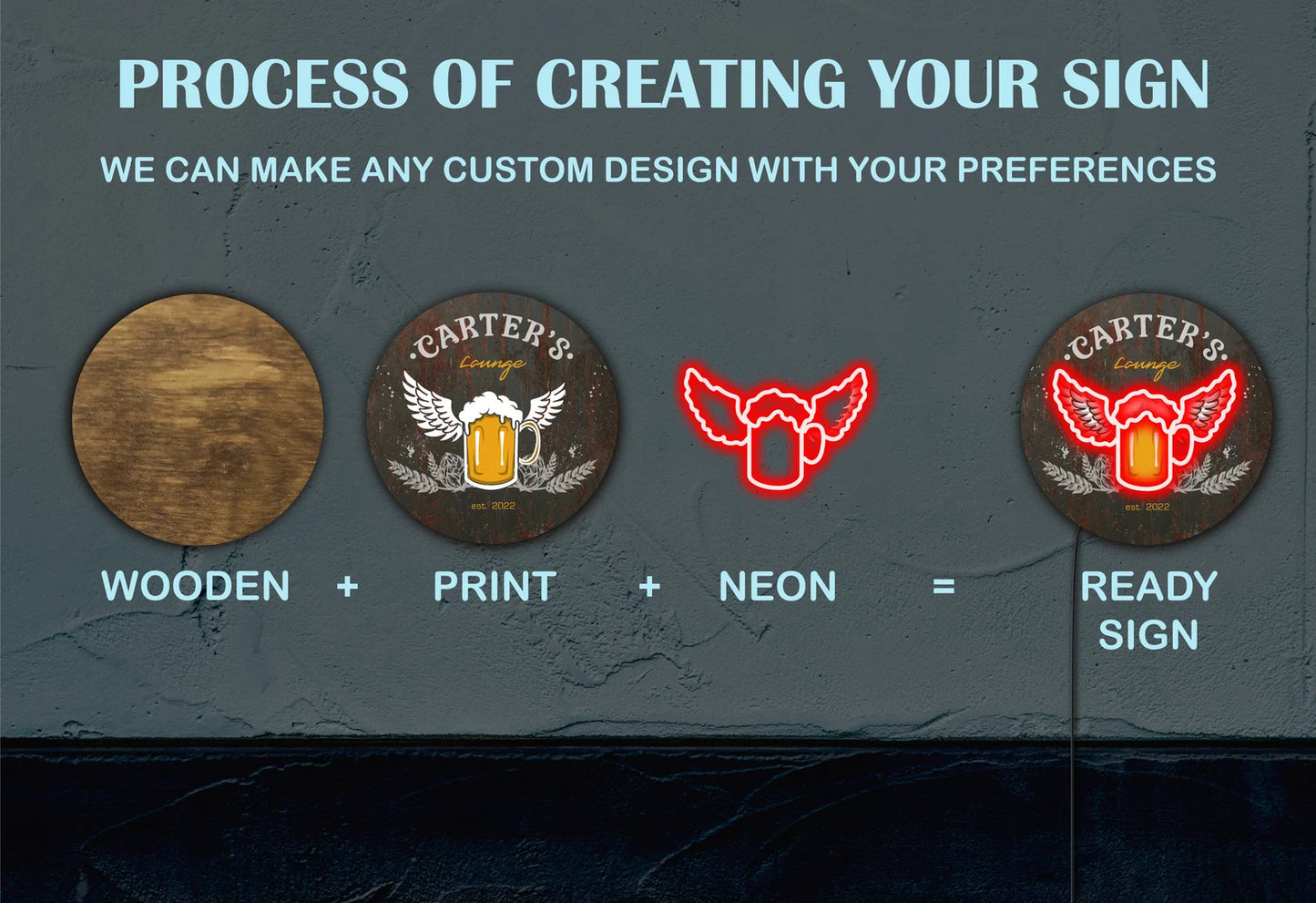 BAR NEON LIGHT SIGN