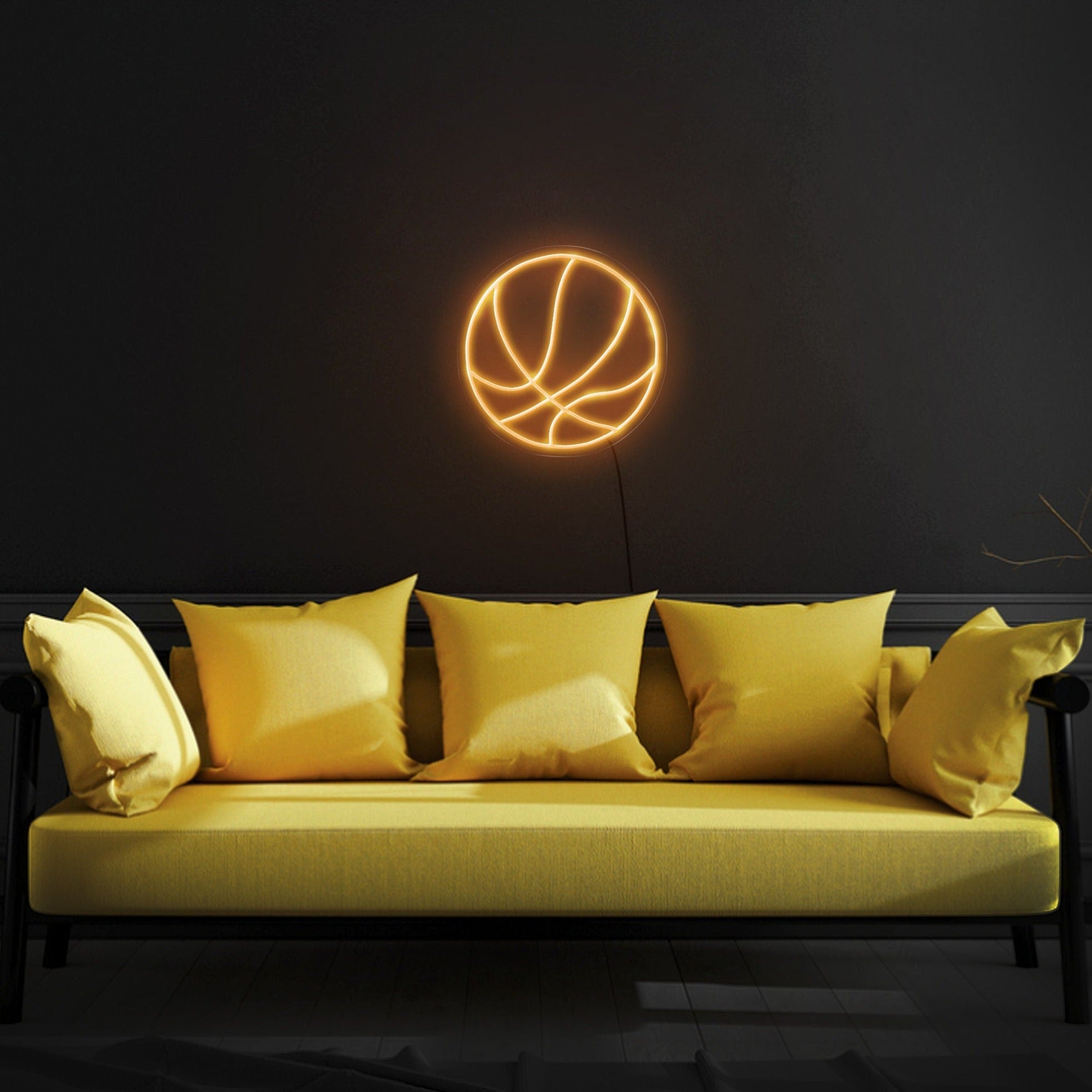 Basketball neon sign