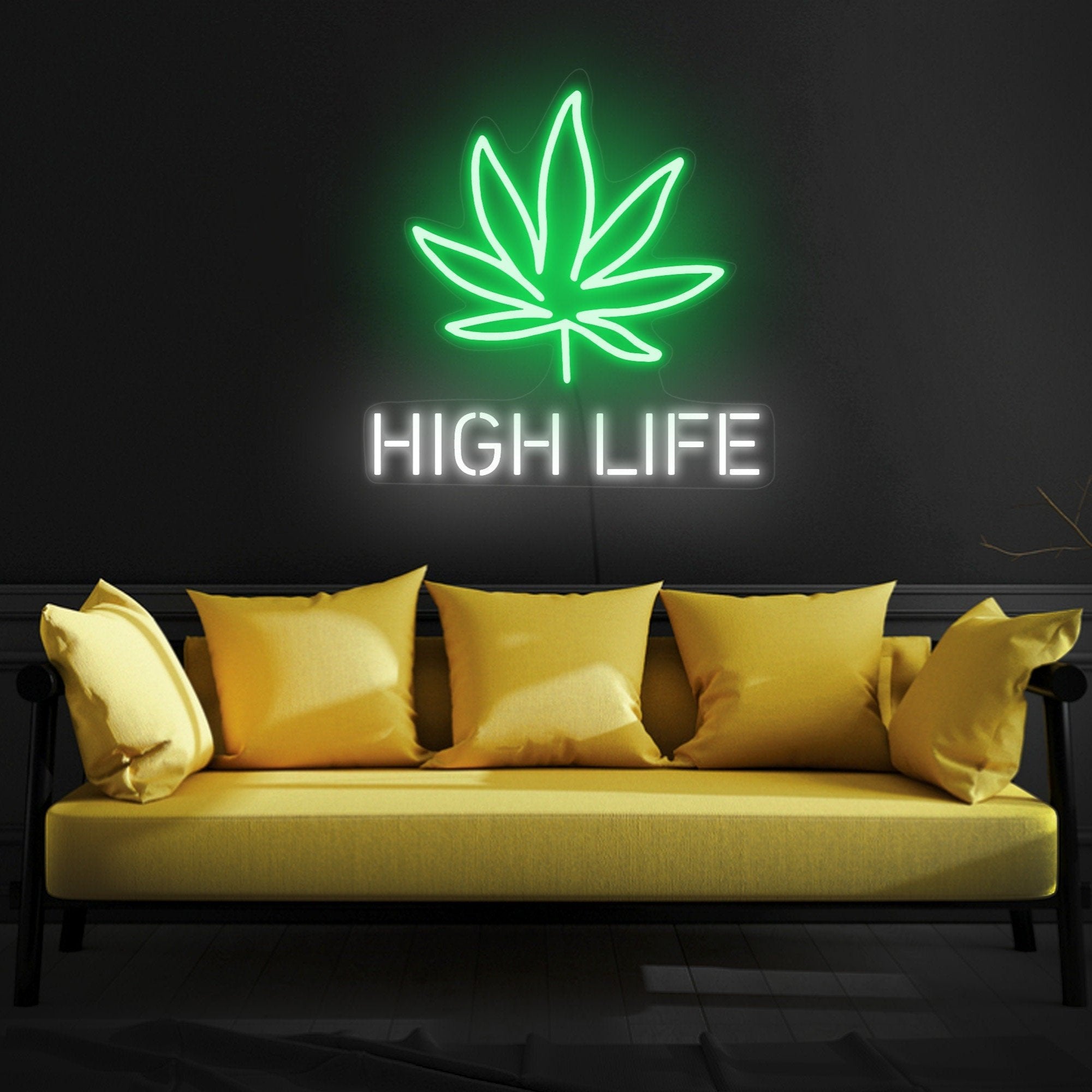 High life neon sign