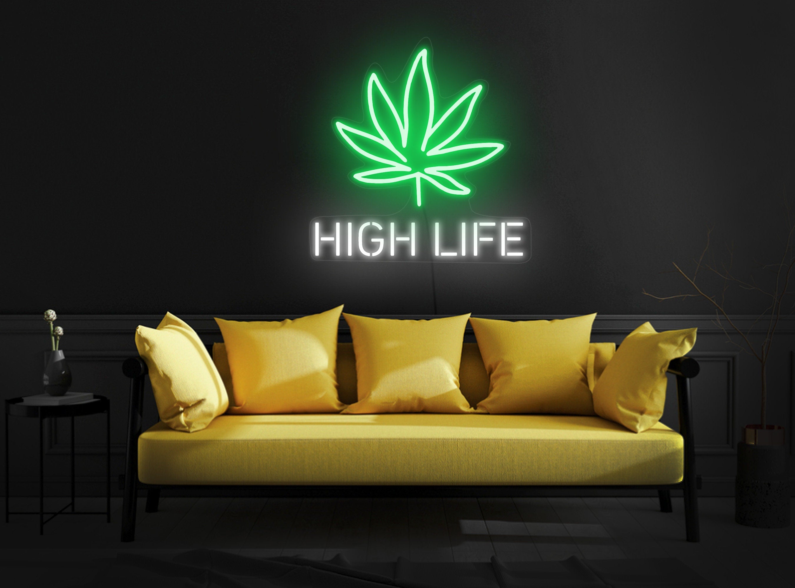 High life neon sign