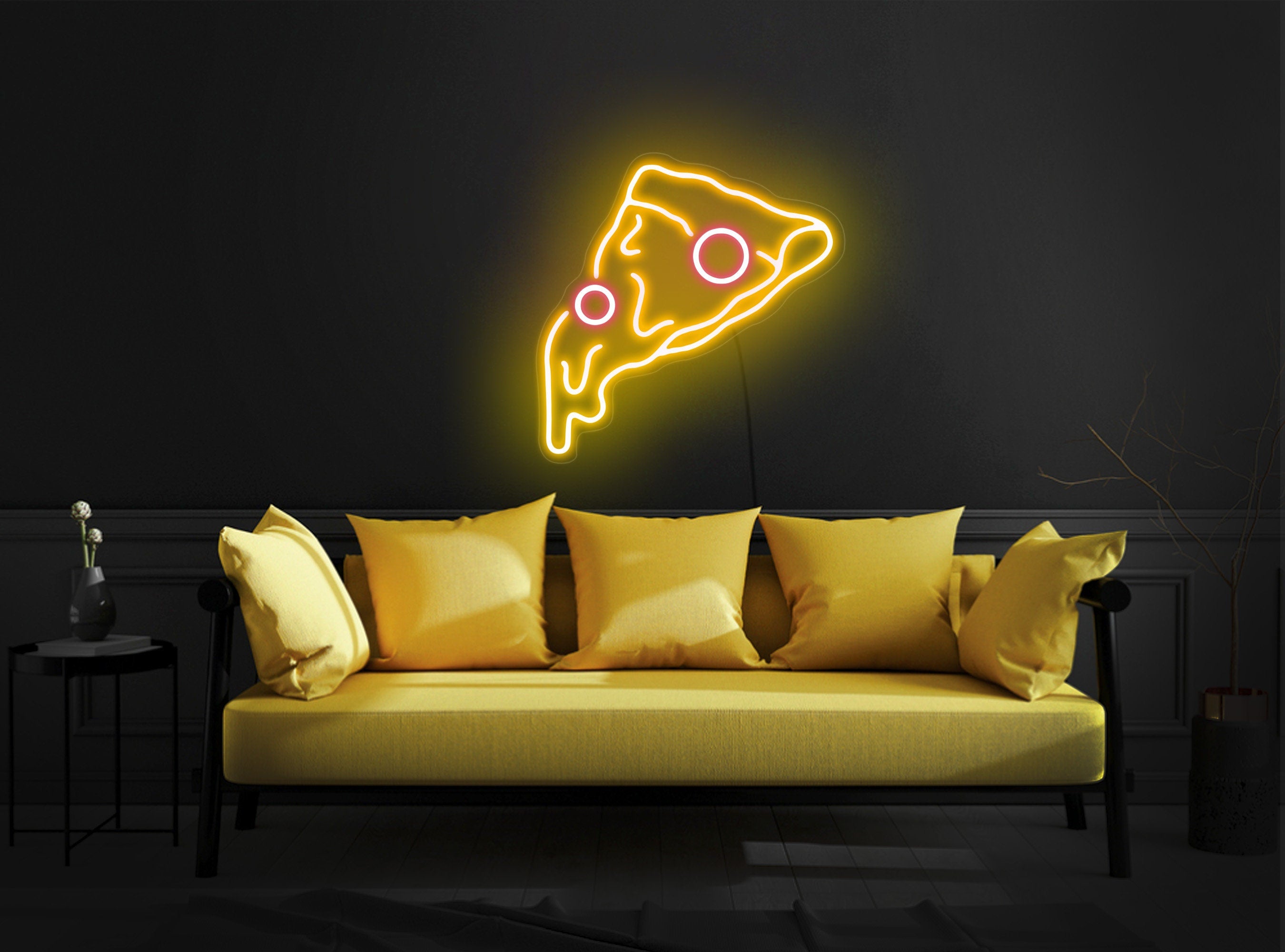 Pizza neon sign