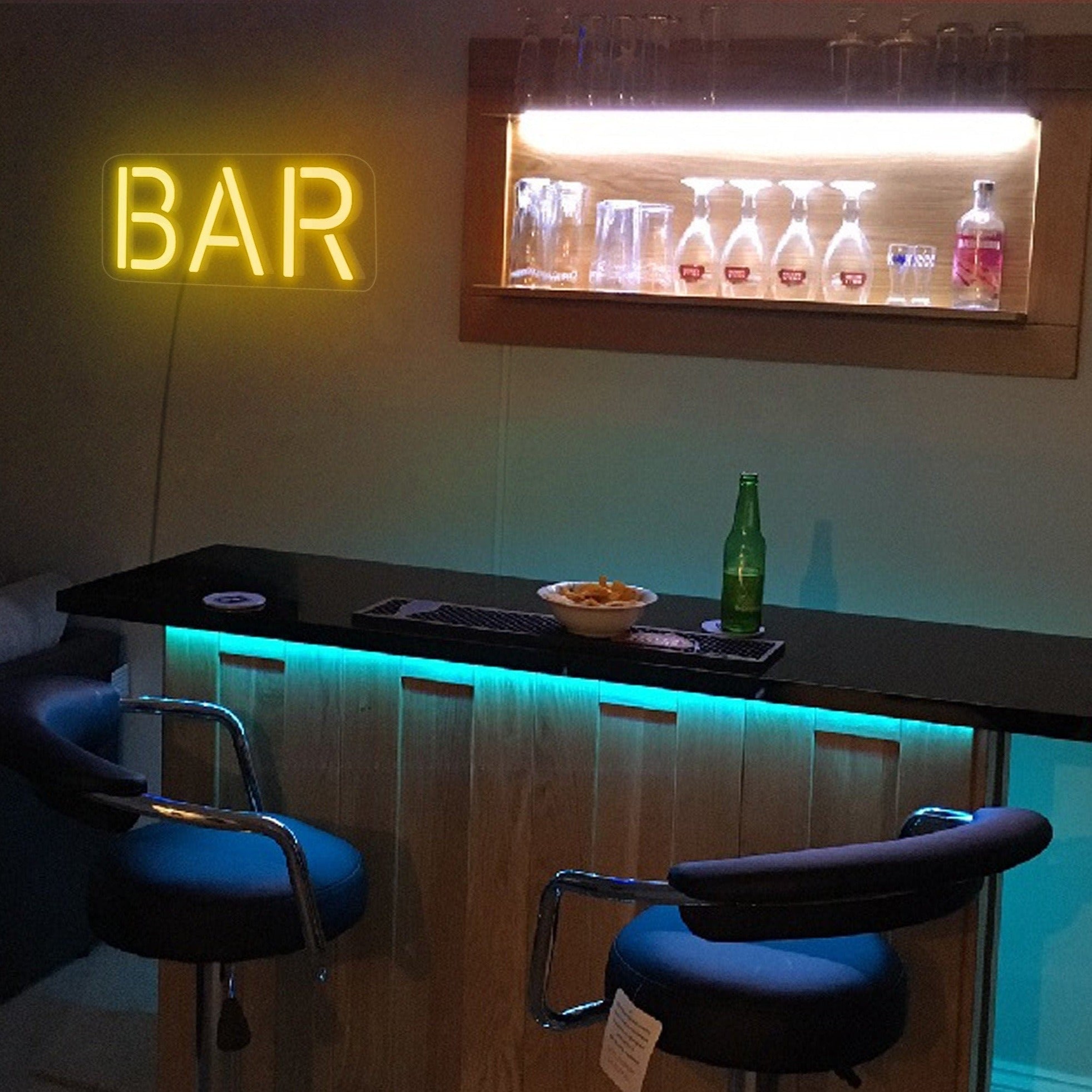 Bar neon sign