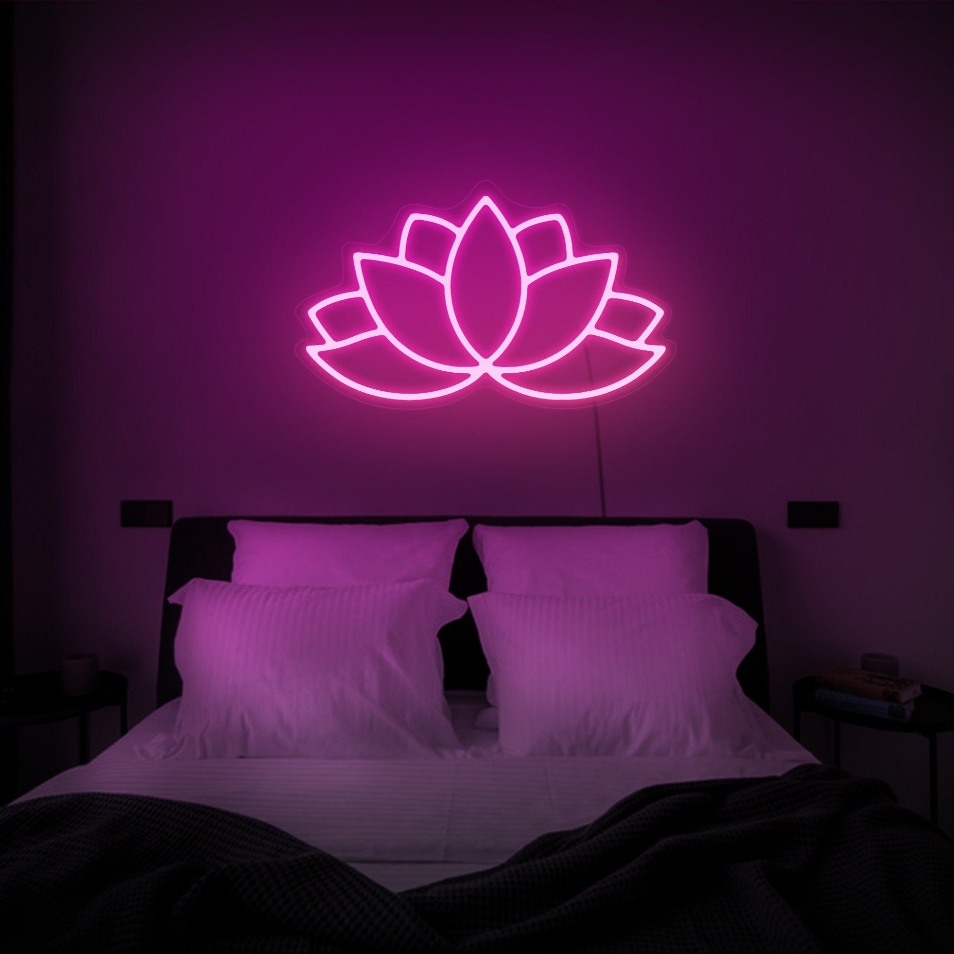 Lotus neon sign