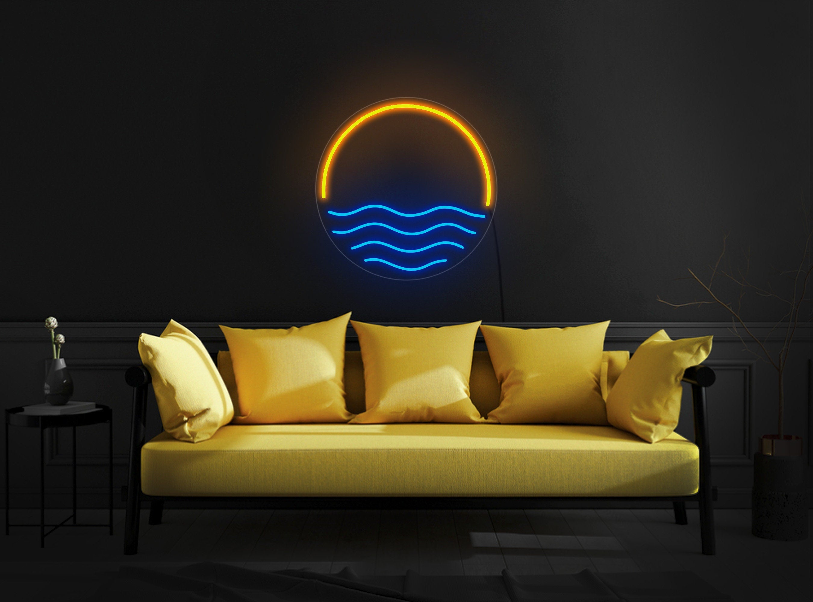 Sunset neon sign