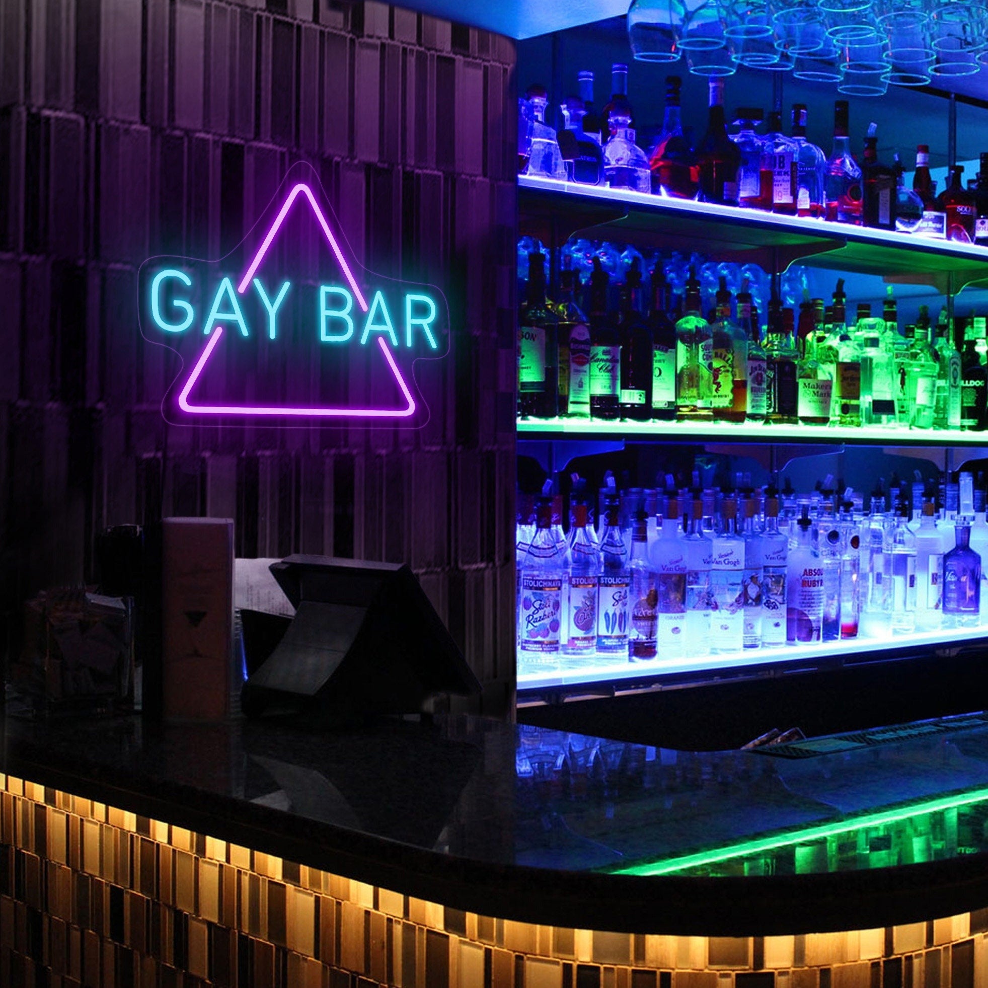 Gay bar el neon sign