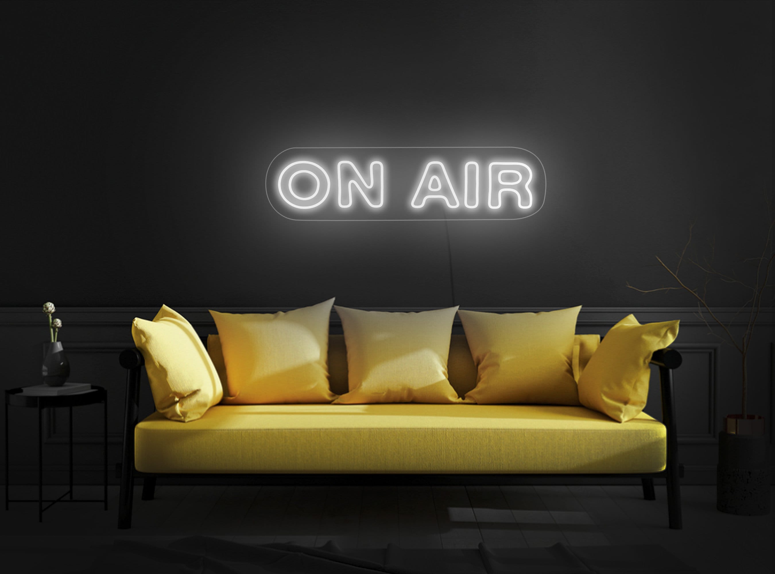 On air neon sign