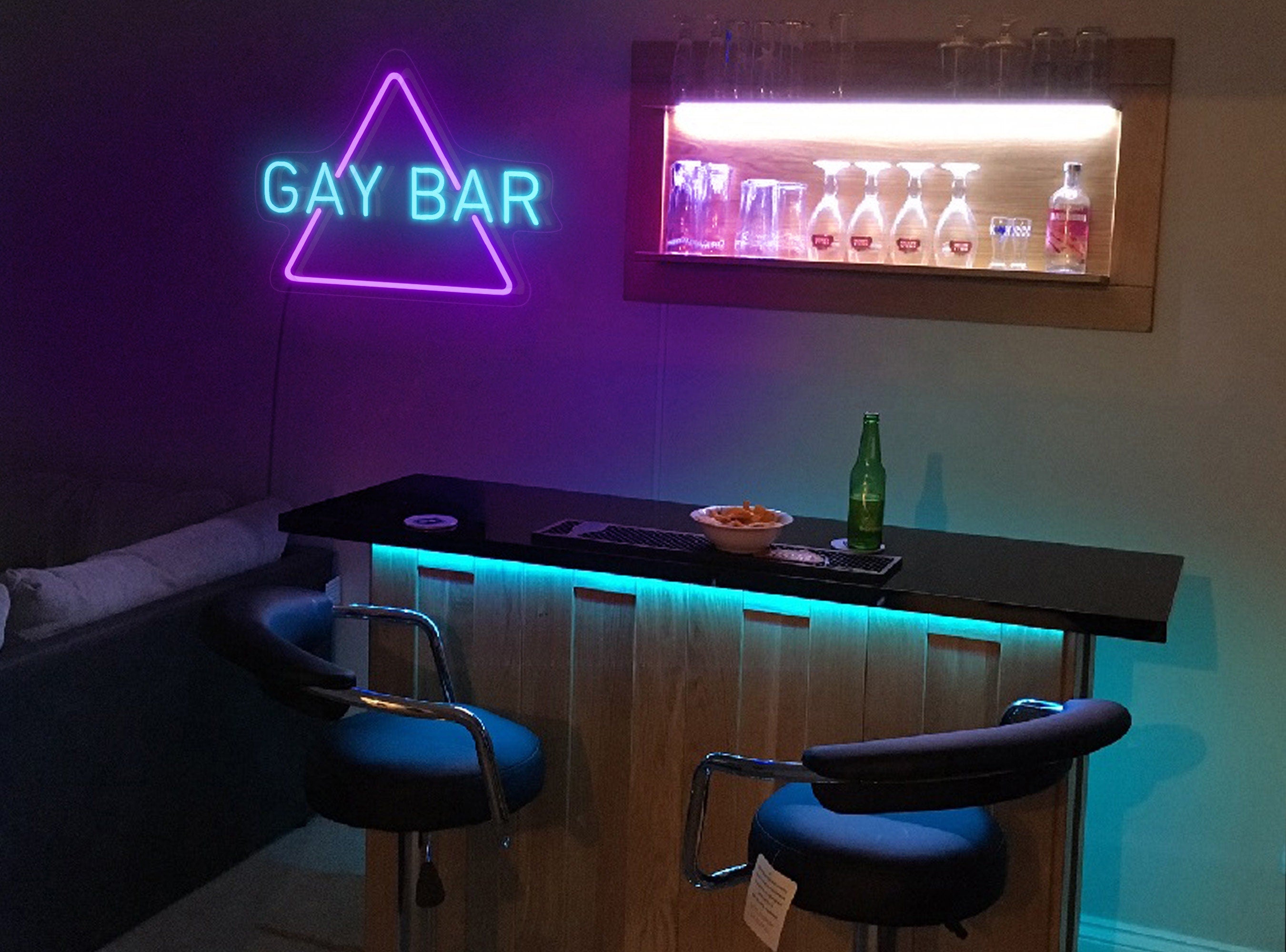 Gay bar el neon sign