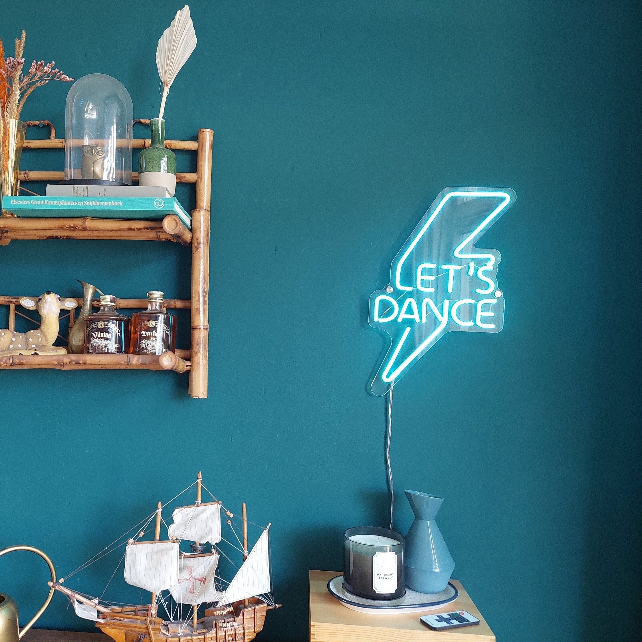 Let's dance neon sign