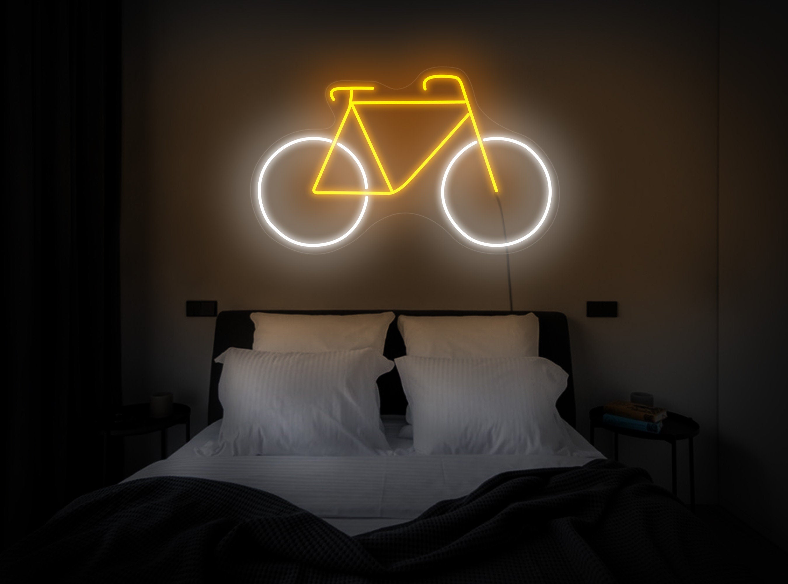 Bicycle neon sign