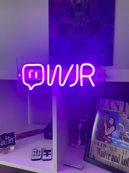 Custom gamer tag sign